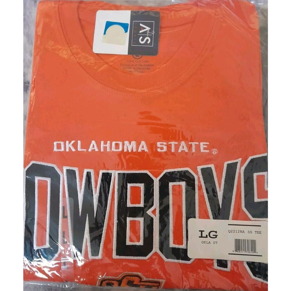 Oklahoma State Cowboys Stitched T-Shirt Old Varsity Brand (NWT) - Large